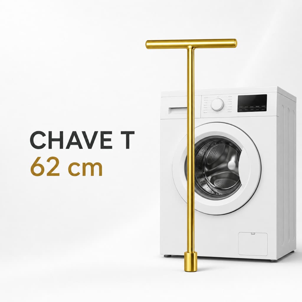 CHAVE T 10mm LONGA 62cm PARA RETIRADA DO PARAFUSO  CESTO DE MAQUINA DE LAVAR