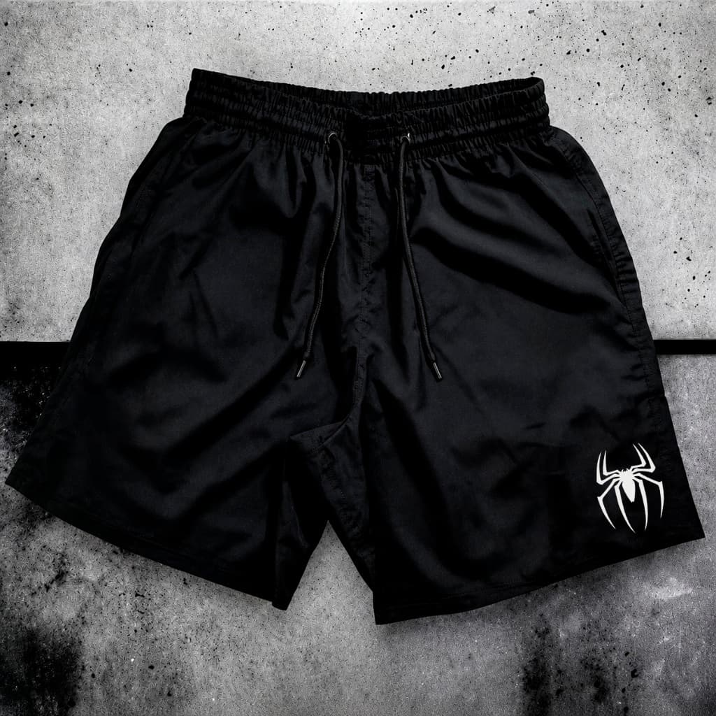 Short Bermuda Mauricinho Esportiva Antiodor Aranha Marvel Academia Basquete Corrida Leve Tactel