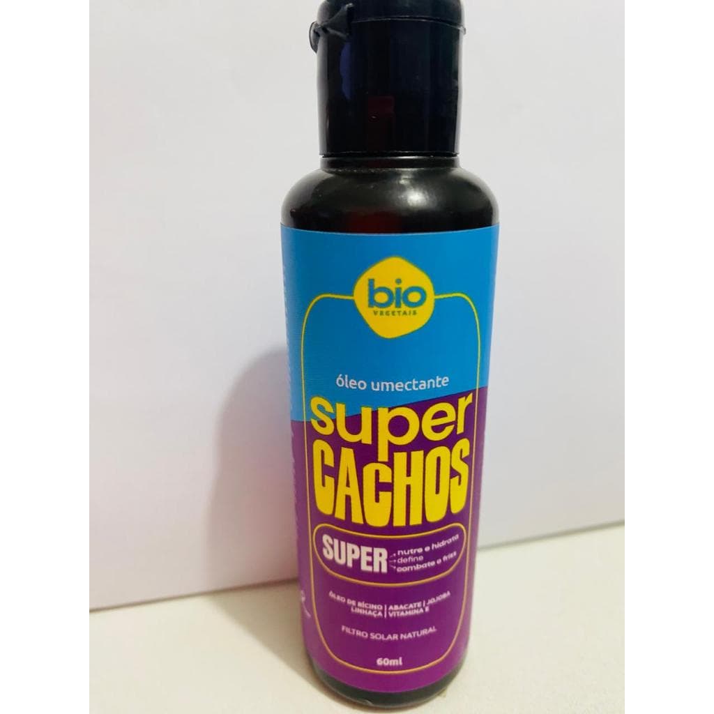 Óleo Umedecedor "Umectante" Super Cachos 80ml - Biovegetais