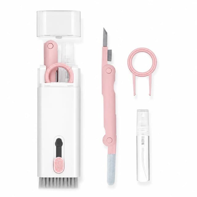 Kit de Limpeza 7 em 1 para AirPods, Fones Bluetooth, Teclado, Notebook e Celular