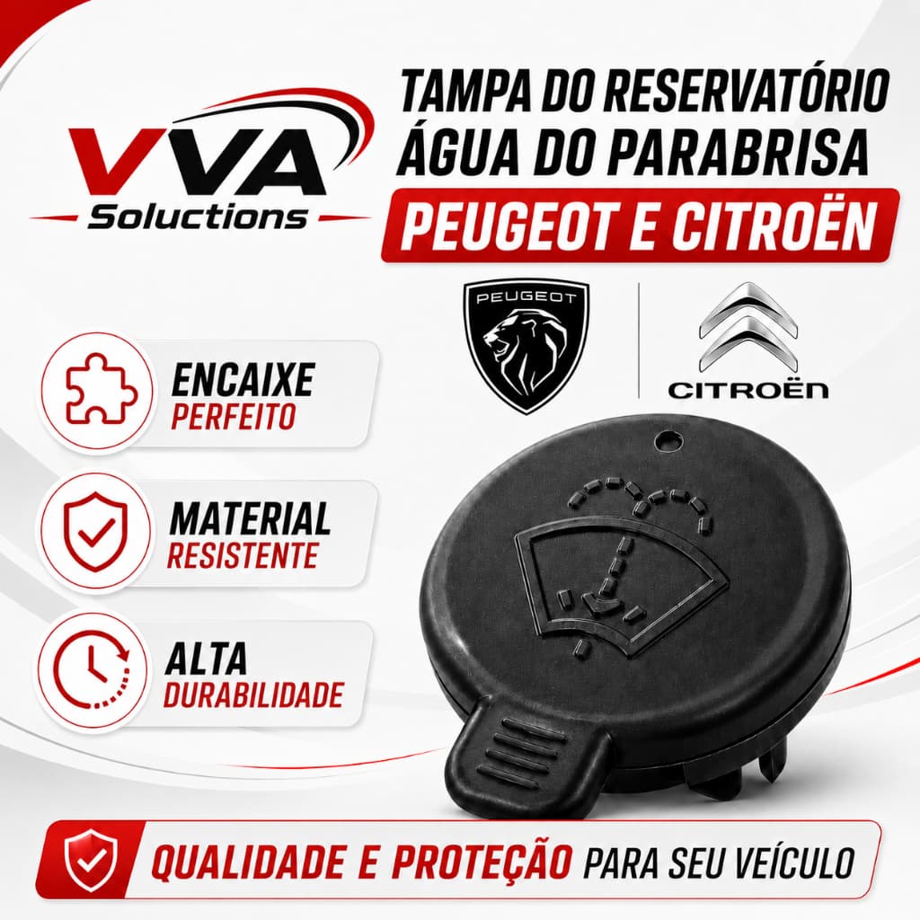 Tampa Reservatório Limpador Citroen C3 C4 Picasso Peugeot 206 207 208