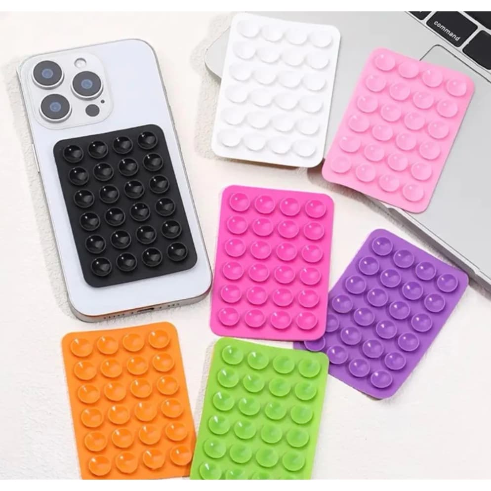 Ventosas De silicone De 1 Unidade  Minimalista Preto / Capa De Telefone Antiderrapante  Suporte Portátil E Móvel