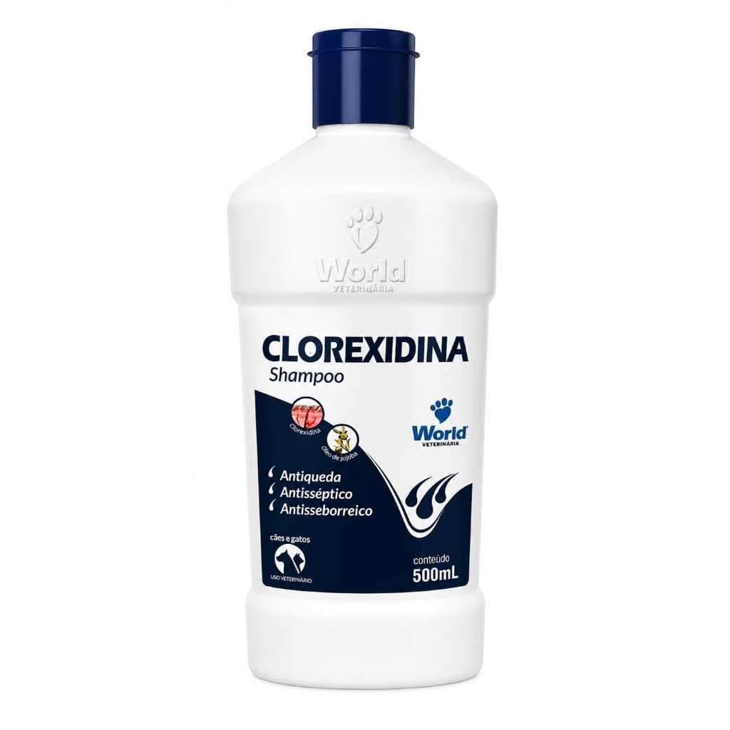 Clorexidina Dug's Shampoo World Veterinária para Cães & Gatos - 500 mL