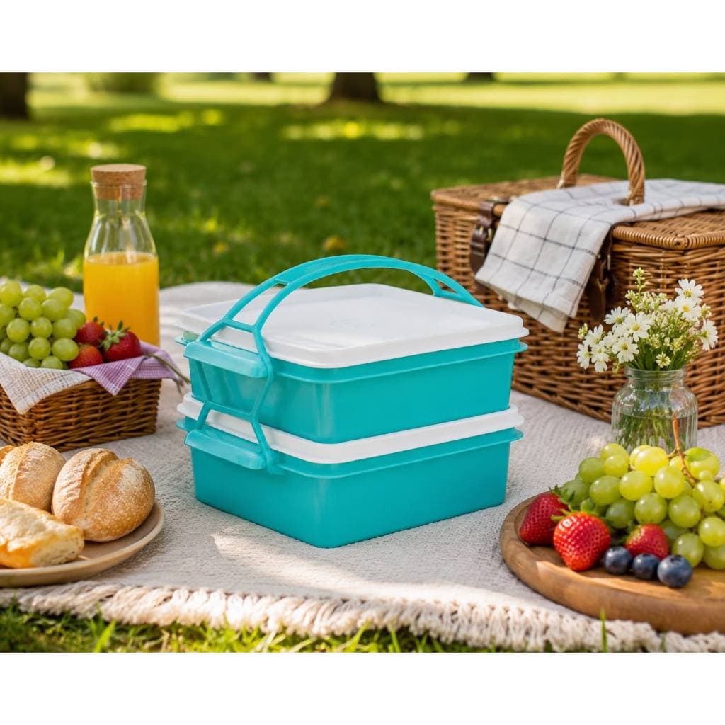 TUPPER POTE 780ML – KIT COM 2 POTES + ALÇA | TUPPERWARE ORIGINAL