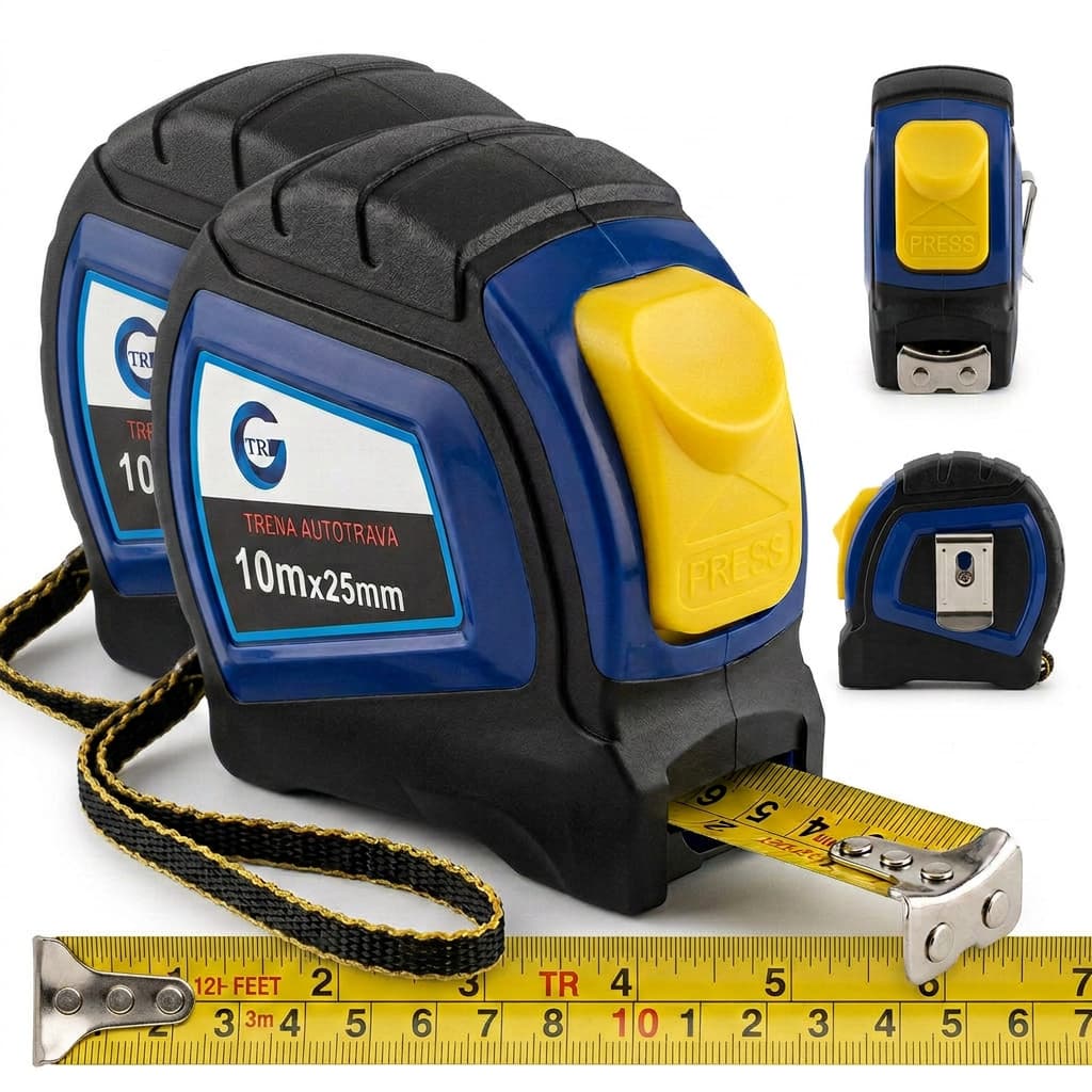 Kit 2 Trena Profissional 10m Fita Métrica C Trava Automática