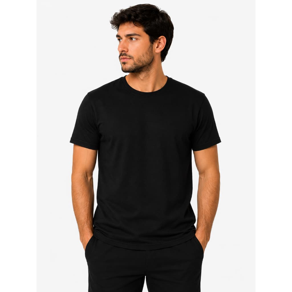 Camiseta Básica Lisa Masculina e Feminina Algodão 30.1
