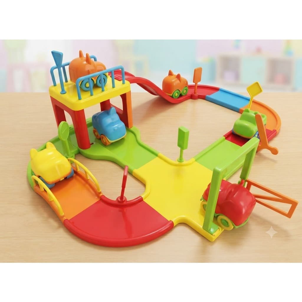 Brinquedo Pista De Carrinho com Rampa Corrida Infantil