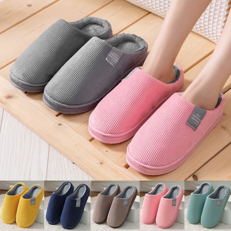 Pantufa Adulto Aveludada Unissex Pantufa Super Confortável Com Solado Antiderrapante V051/PV318