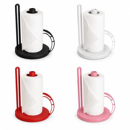 Suporte de  Porta Rolo Papel Papel Toalha de Mesa  Cozinha  Bancada