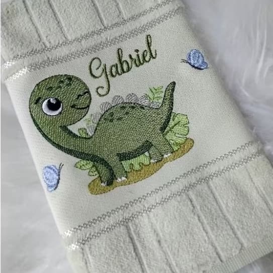 Toalha de boca, lavabo infantil personalizada.