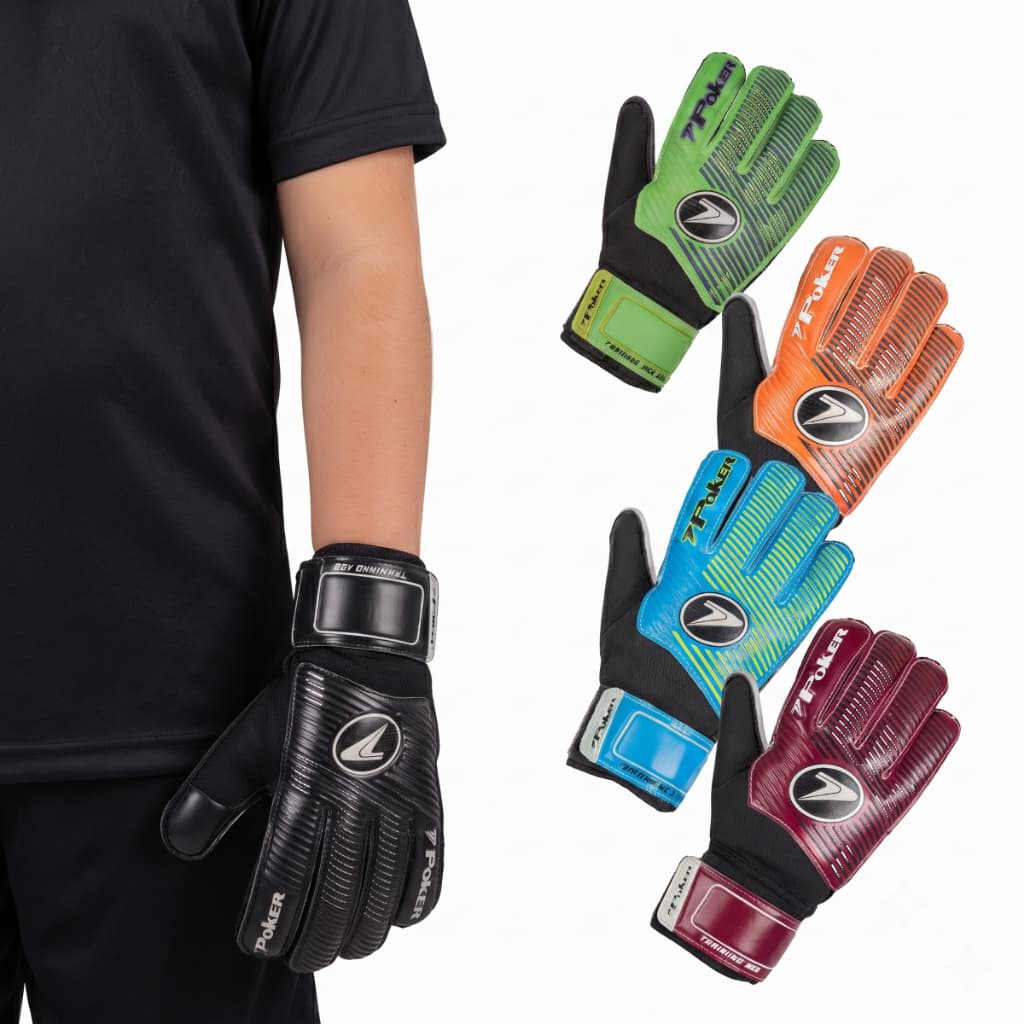 Luva Goleiro Poker Neo Infantil Futebol Campo Society e Futsal Com Tecnologia Grip