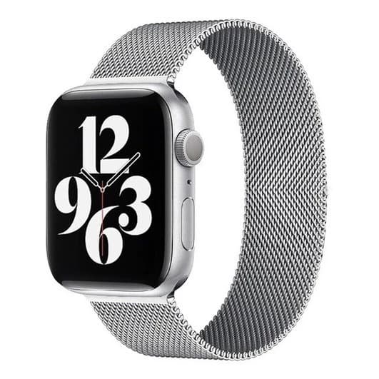 Pulseira smartwatch Loop Milanese Metal Aço - Prata