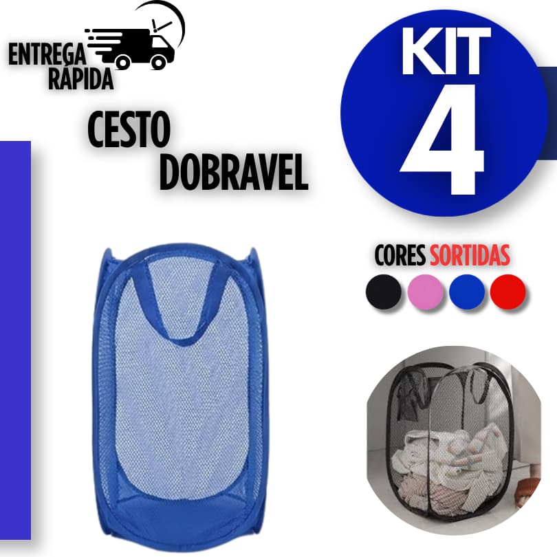 Cesto DOBRAVEL Cesto Dobrável Organizador Bebê 36X58CM Brinquedos Brinquedo Roupa Cesto Infantil E Adulto