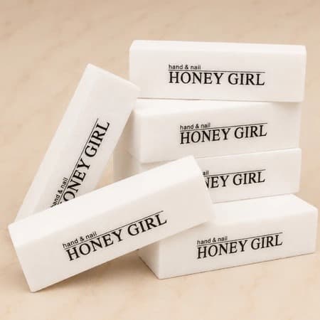 Lixa Bloco Polir Unhas em Gel Honey Girl 10 Unidades