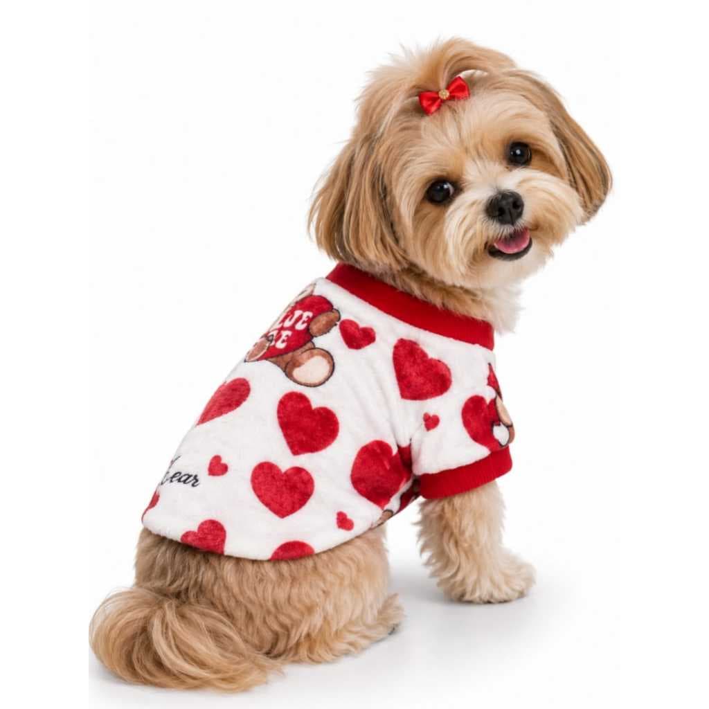 Roupa Pet Quentinha – Moletom e Soft Premium Macio para Cães e Gatos | Pet's pequeno e Médio Porte