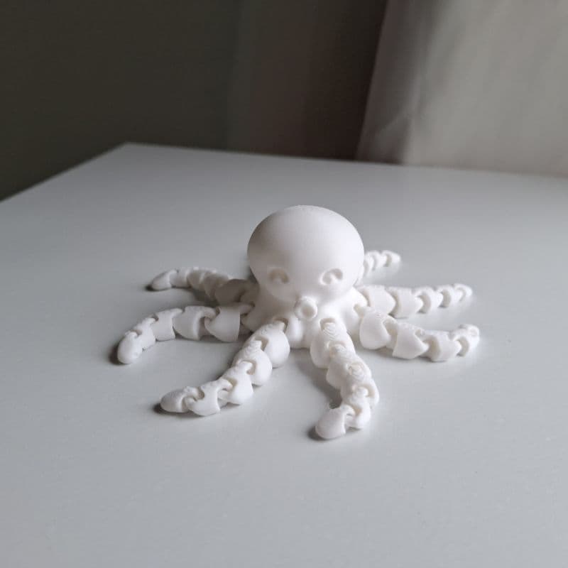 Mini Polvo Articulado Impresso em 3D | Polvinho Flexível Decorativo | Brinquedo Sensorial