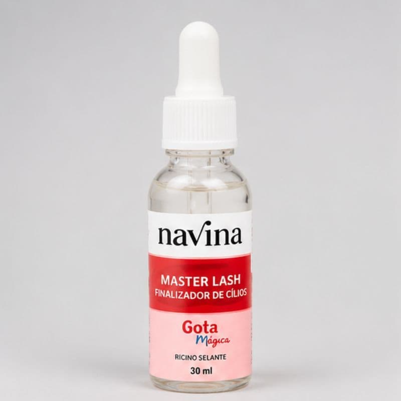 Finalizador Gota Mágica De Cílios Navina 30ml Selante Pós Extensão