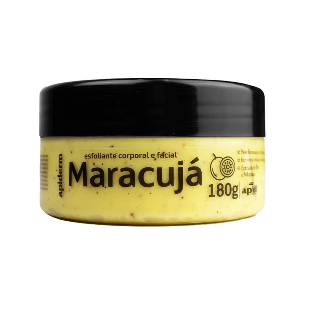 ESFOLIANTE CORPORAL E FACIAL MARACUJA 180G APINIL
