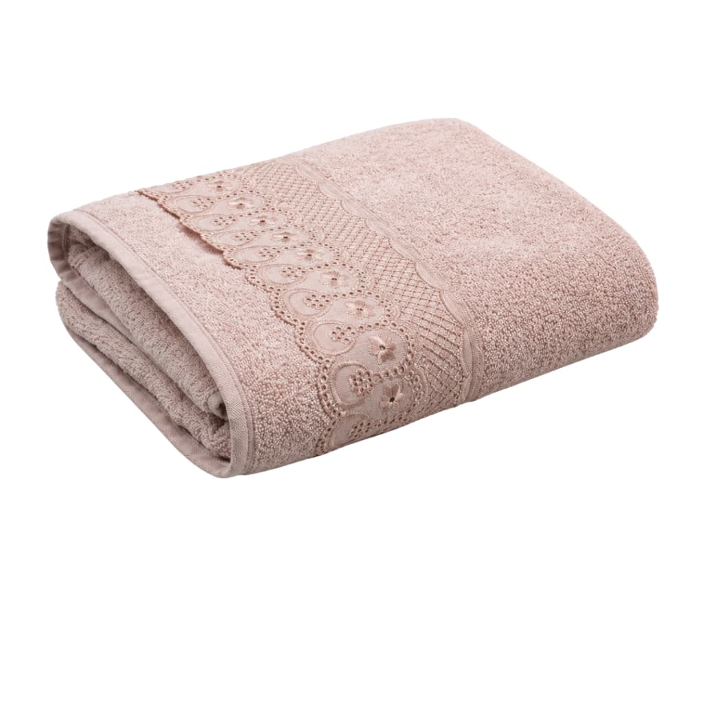 Toalha de Banho Appel Bordare 100% Algodão super Luxo e Macia Renda Alta Absorção Bordada Decorativa
