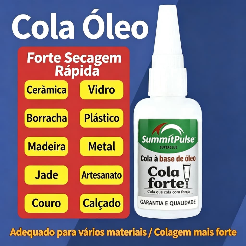 Cola Adesivo àbase de óleo parasoldagem ideal para calçados plásticos cerâmica ecolagemforte emgeral Secagem rápida cola