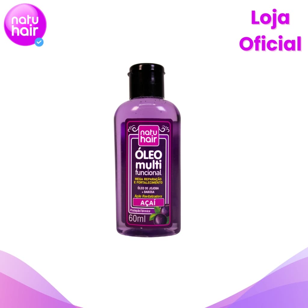Óleo Multifuncional Natuhair Açaí 60ml