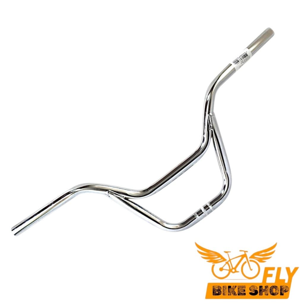 Guidão Para Bicicleta Dnz Bmx Cross Freestyle 22,2mm M9 Boca palhaço aro 20 aço reforçado Fly bike
