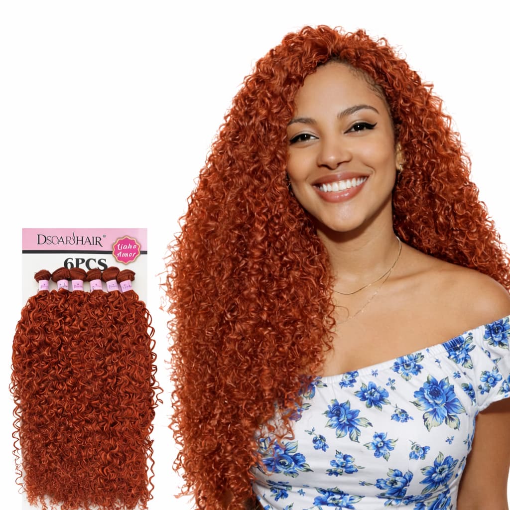 cabelo Tela BELEZURA bio orgânico cacheado com 6 telas 300 gramas Fibra Importada