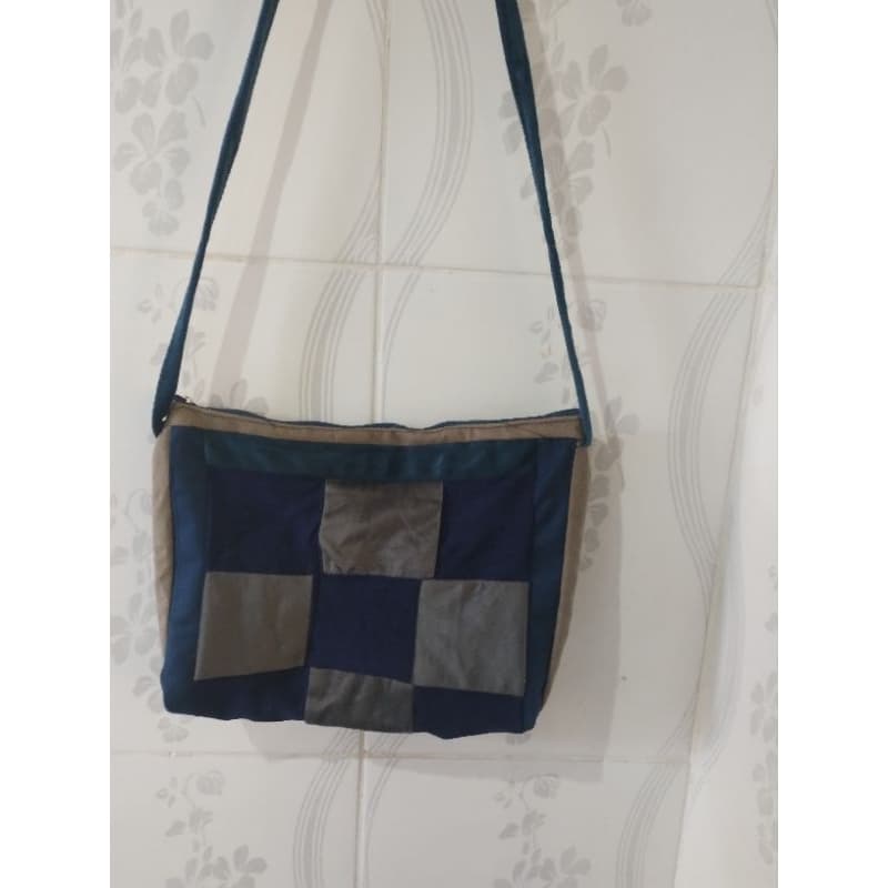 Bolsa feminina patchwork transversal tiracolo bolsa de retalhos
