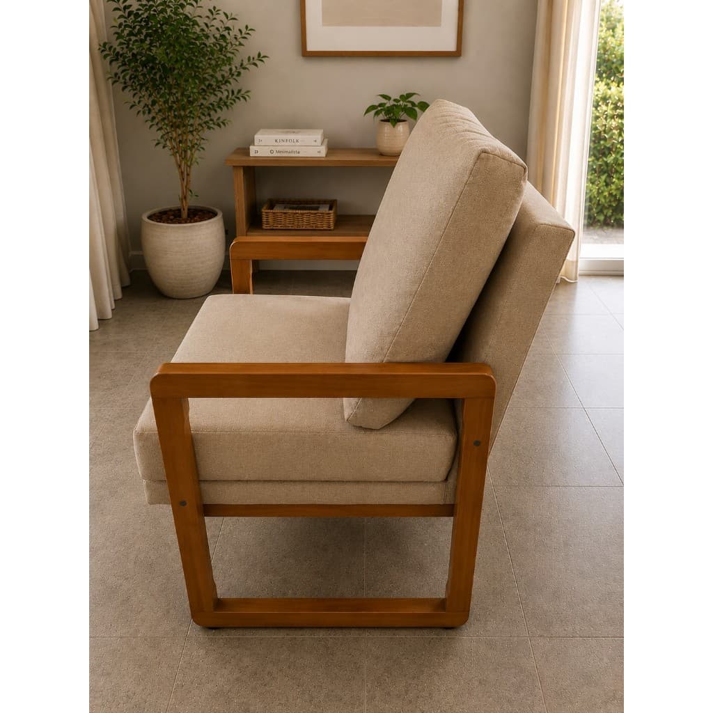Conjunto Duas Poltronas Carol Estofadas Elegantes Sala Estar Consultório