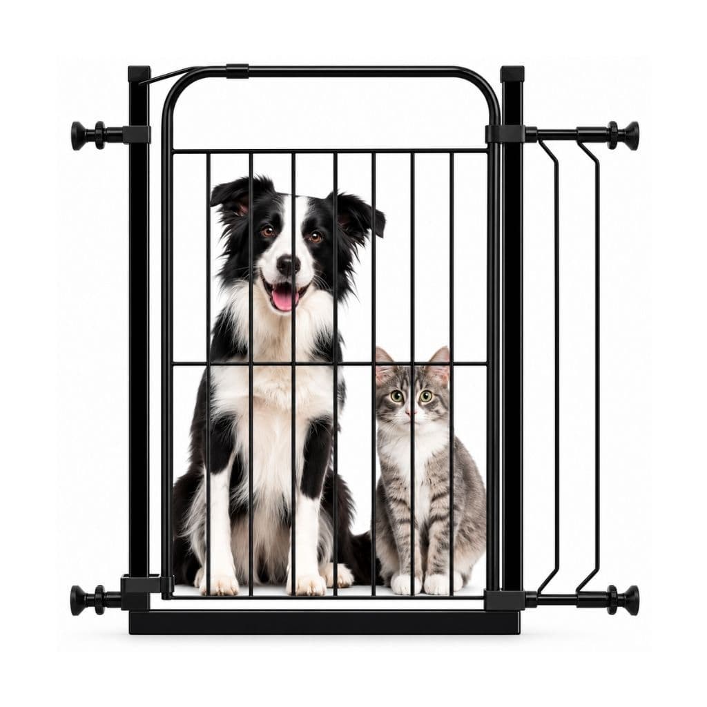 Portão Pet Grade Para Cachorro Proteção (68cm a 144cm) Cercado Envio Imediato