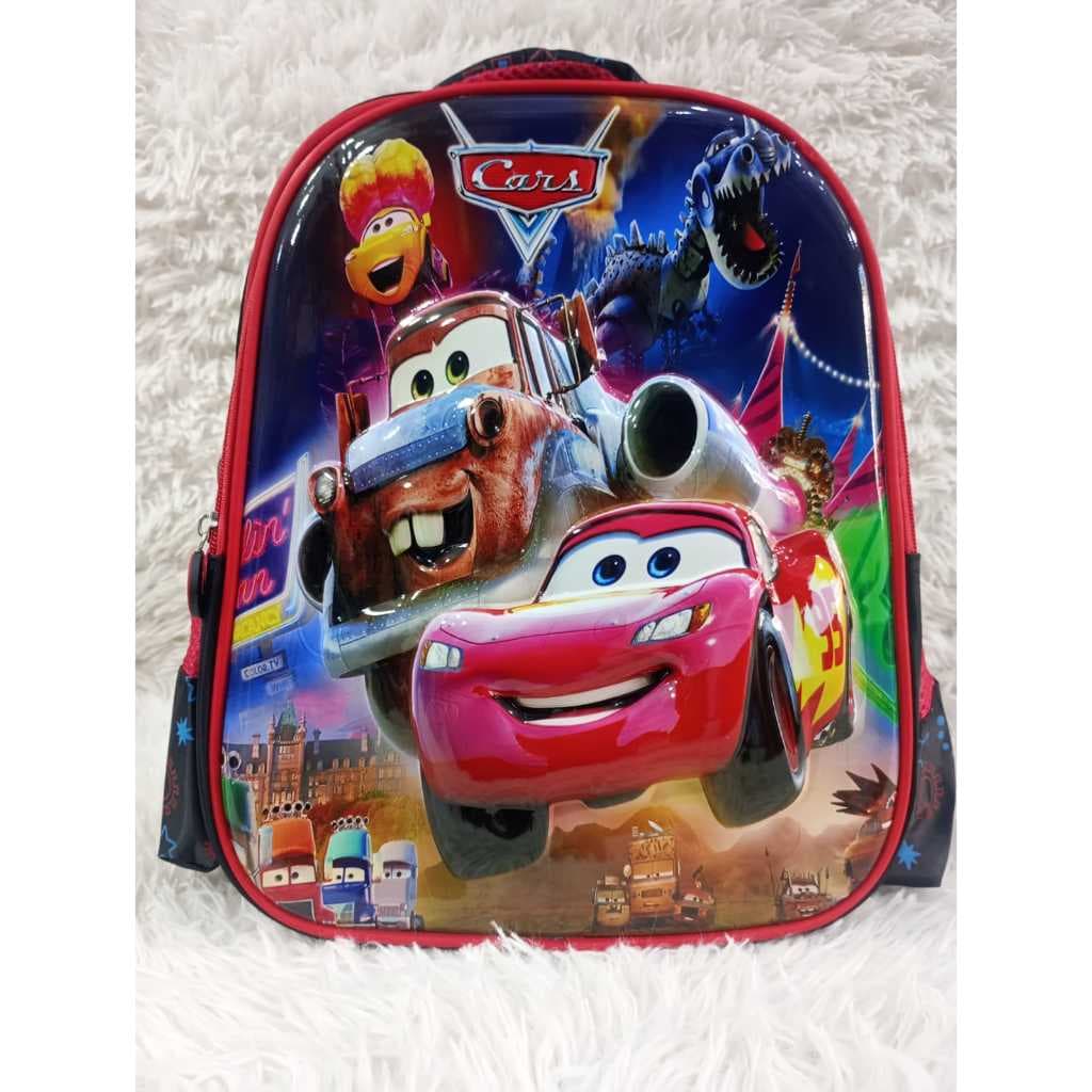 BOLSA DOS CARROS 3D PARA MENINOS