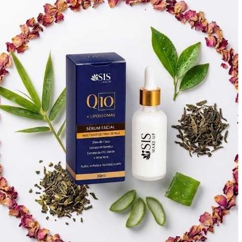 Sérum Facial Ultra Rejuvenescedor Q10 + Ácido Hialurônico SIS Make-Up 30ml - Efeito Preenchedor