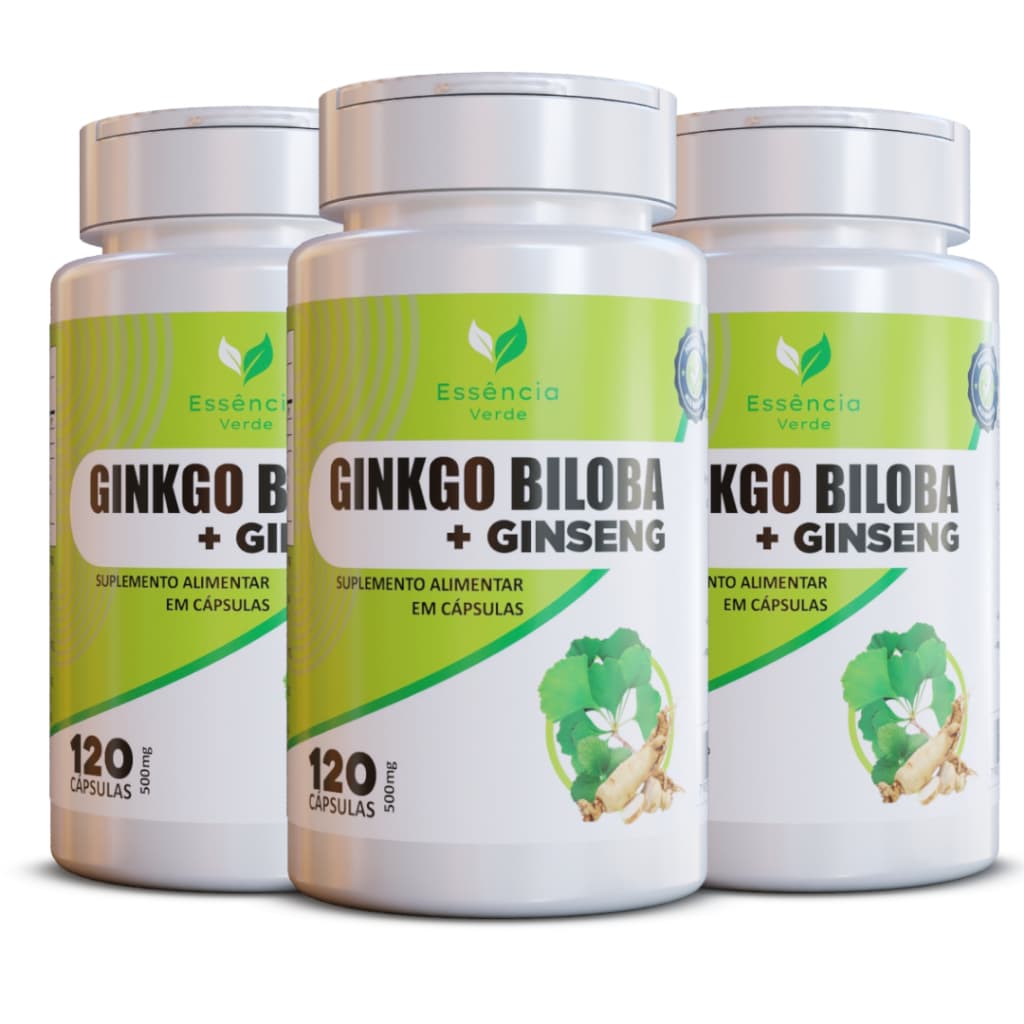 Ginkco Biloba Premium 120 Capsulas ginco 100% Puro original Foco Concentração | Envio Imediato