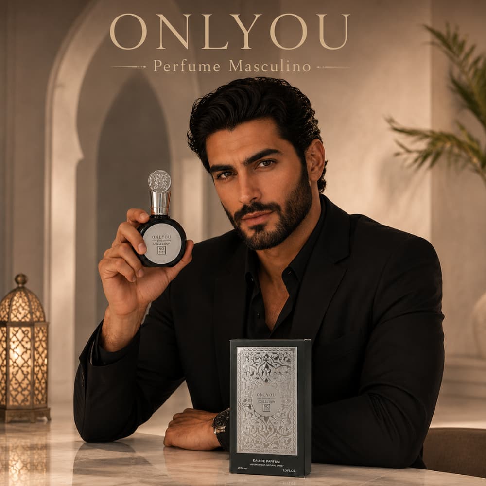 Perfume Árabe Masculino Luxo Alta fixação - ONLYOU 30ml