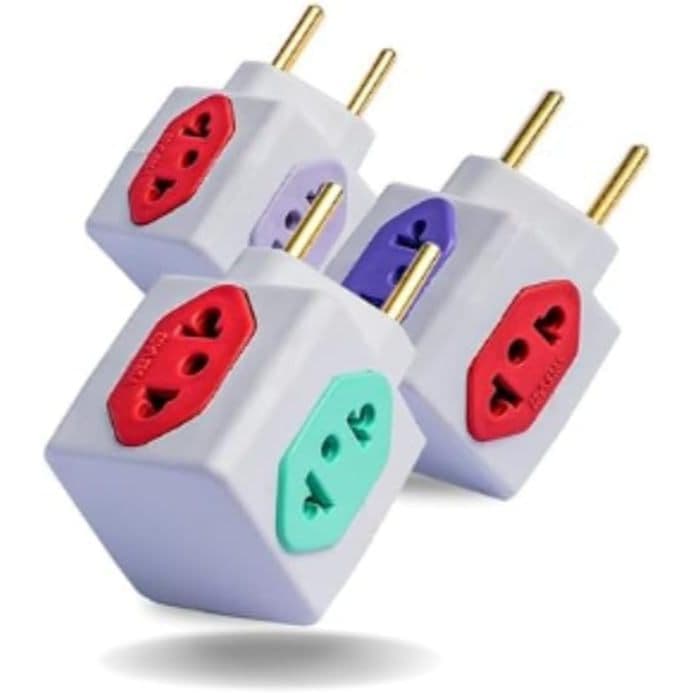 ADAPTADOR TOMADA T 4 ENTRADAS