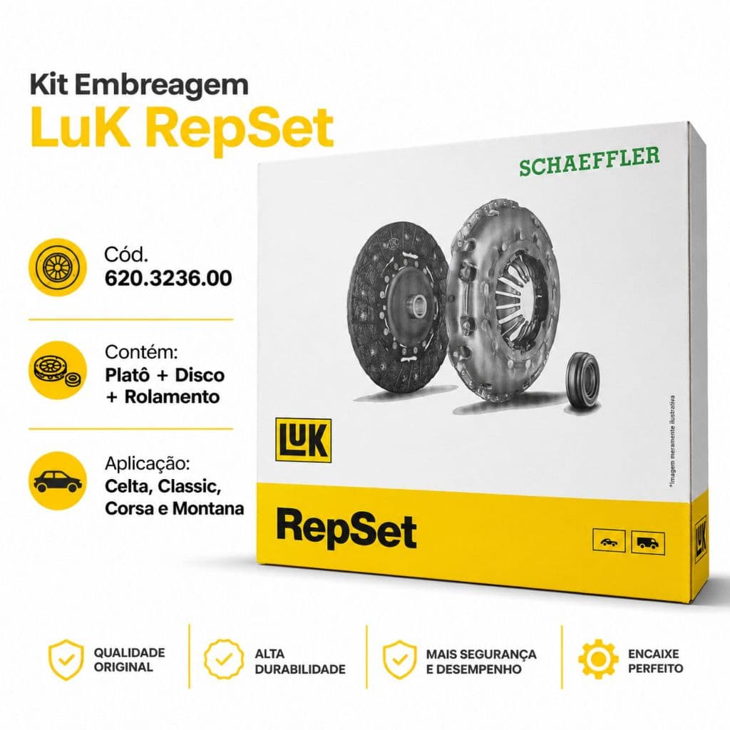 Kit Embreagem Gm Corsa Celta Prisma Ônix Agile 1.0 1.4 620323600
