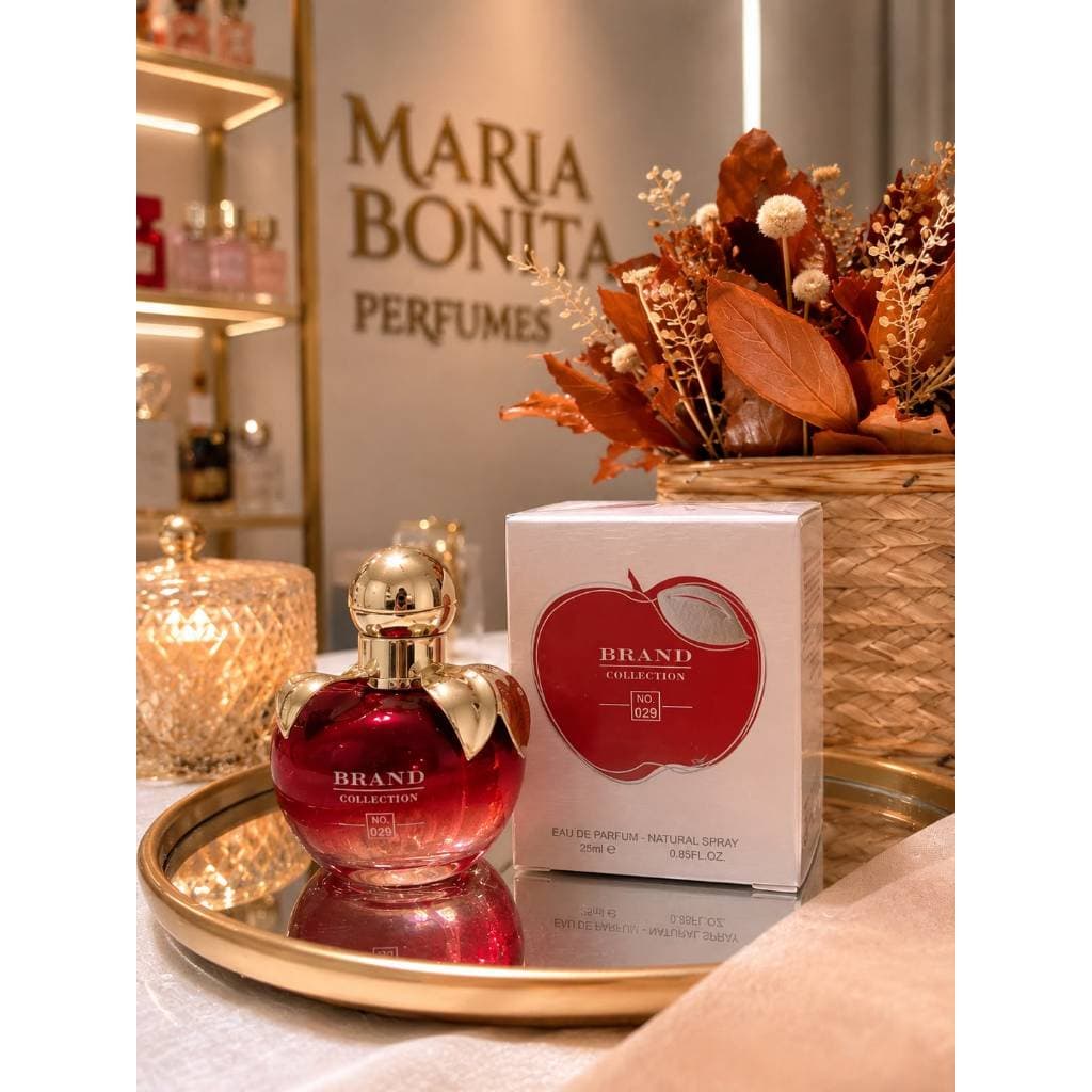 Nome do Produto Perfume Elegante Marcante Feminino Maça Miniatura Luxo Presente Brand Collection 25ML