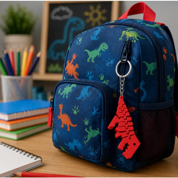 Chaveiro Dinossauro T-Rex Articulado Flexível Lembrancinha Infantil
