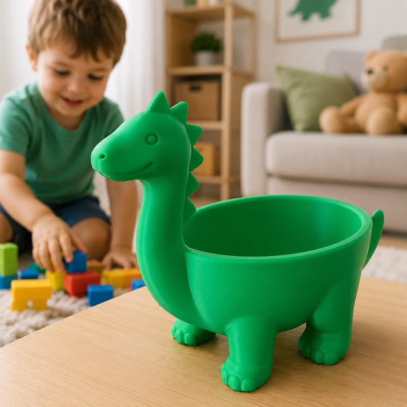 Tigela Dinossauro Infantil | Prato Bacia Infantil Dino | Cozinha Kids Decoração Presente Bowl suporte mini Ovos Pascoa