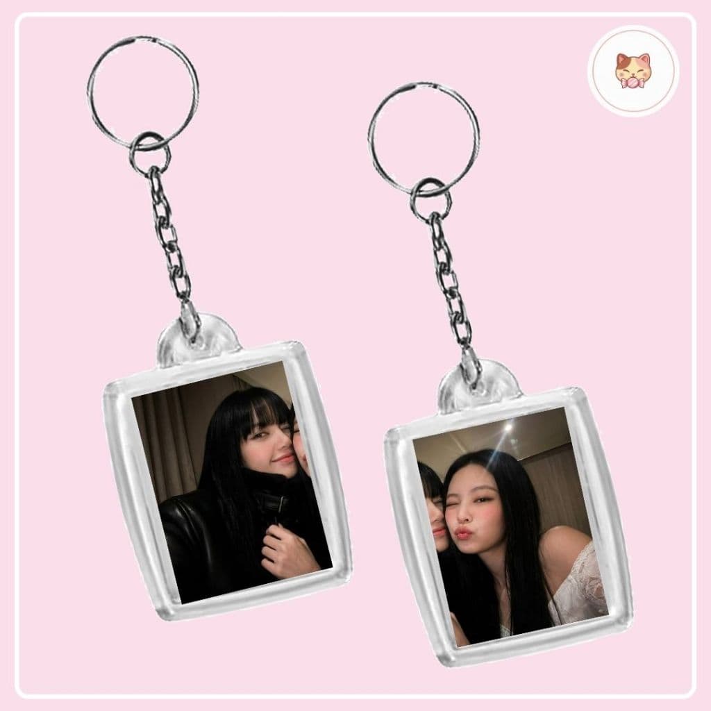 Kit Chaveiro Lisa e Jennie - k pop BLACKPINK - para amigas - Jenlisa