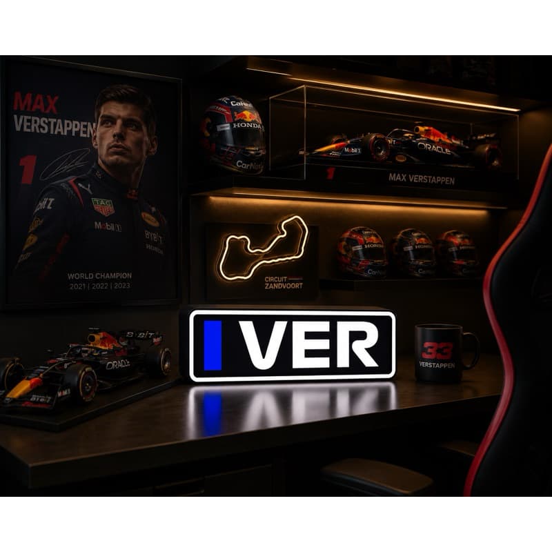 Luminária F1 verstappen | Luminária formula 1