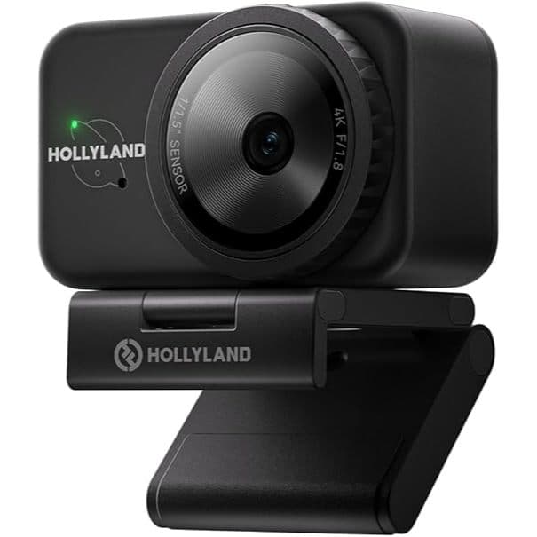 Hollyland Lyra Webcam UHD 4K PC/Mac, Sensor 1/1.5" Enquadramento Automático Foco PDAF Câmera para Live Stream
