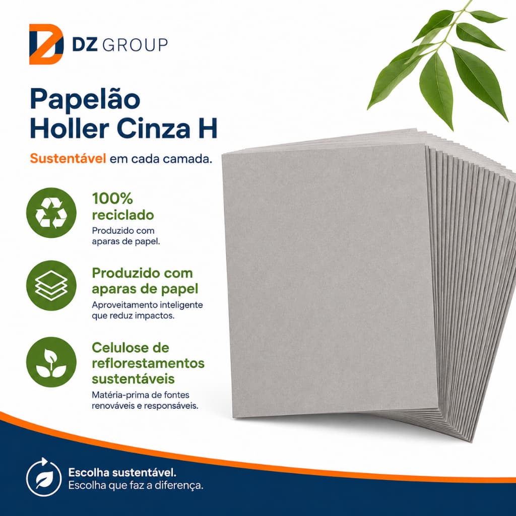 10 Placas Papelão Cinza 15,5x21,5 cm 1.7mm Holler Parana Capa Dura Cartonagem