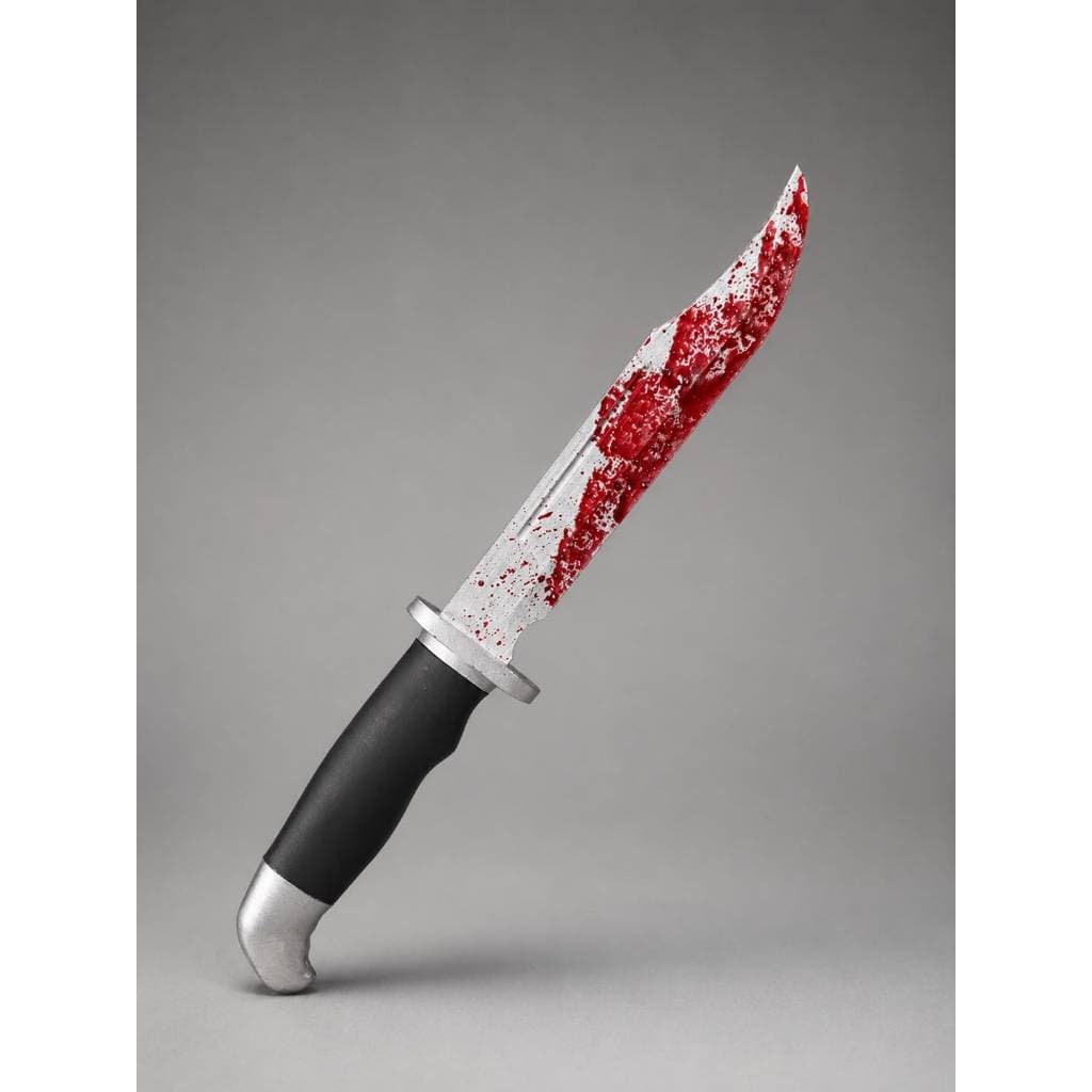 Faca Ghostface Pânico Scream 29cm Tamanho Real | Cosplay Halloween Decorativa Sem Corte com ou sem Sangu4
