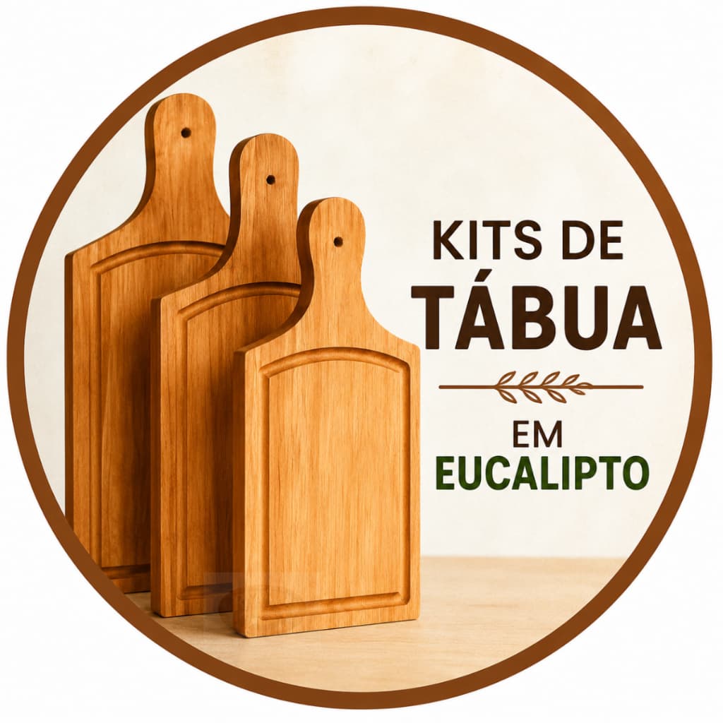 Kit Tábua de Carne Rústica Eucalipto Cabo Esculpido de Corte em Madeira Tábua para Carne Churrasco Cozinha Resistente