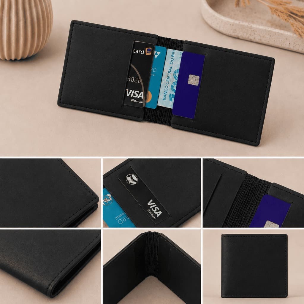 kit 50 Porta Cartão Masculino e feminino Slim Carteira Feminina Carteira masculina Promoção Varias