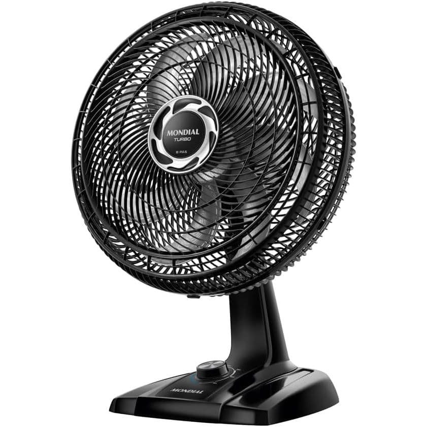 Ventilador De Mesa 40cm Turbo Mondial 140W NVT-40-8P-B 220v