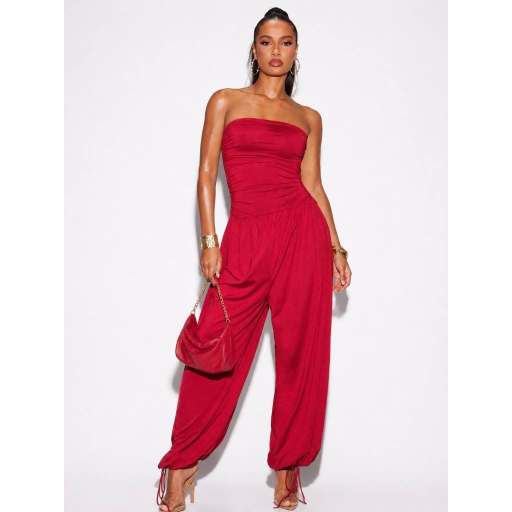 Macacao Aladim feminino Tomara Que Caia  Pantalona  Elastec Macaquito