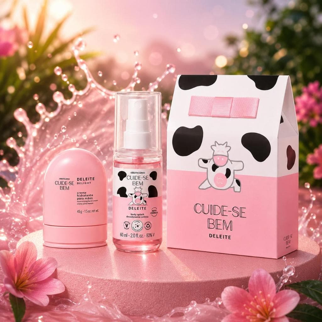 Deleite Cuide-se bem Kit Presente 2 itens