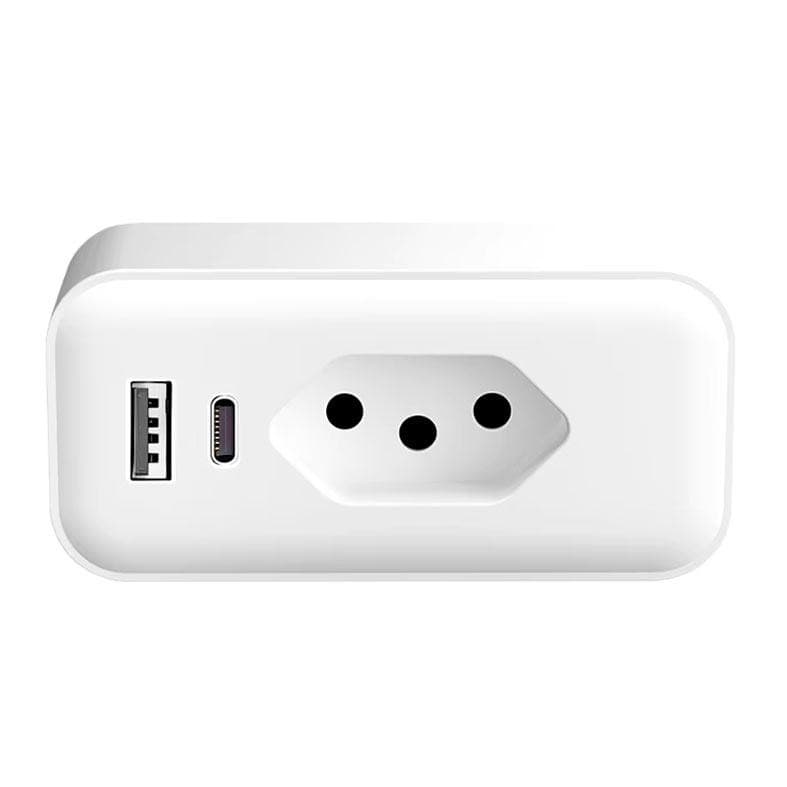 Tomada Inteligente Avatt 20A Wi-Fi Bivolt com Tipo-C e USB